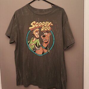 SCOOBY DOO OLIVE  GREEN T SHIRT SIZE 2XL